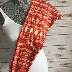 One Size Lularoe Christmas Leggings